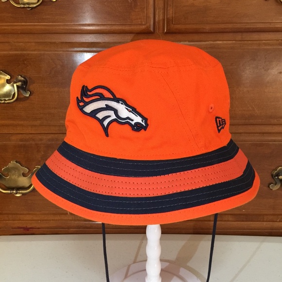 ▫️Denver Broncos New Era Orange Bucket Hat - Picture 1 of 12